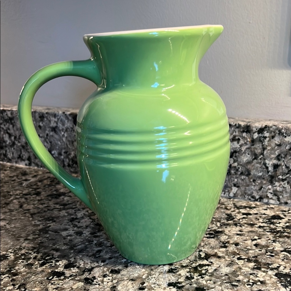 Le Creuset Green Ceramic Pitcher